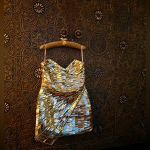 Used Retrofete AURA EMBELLISHED DRESS